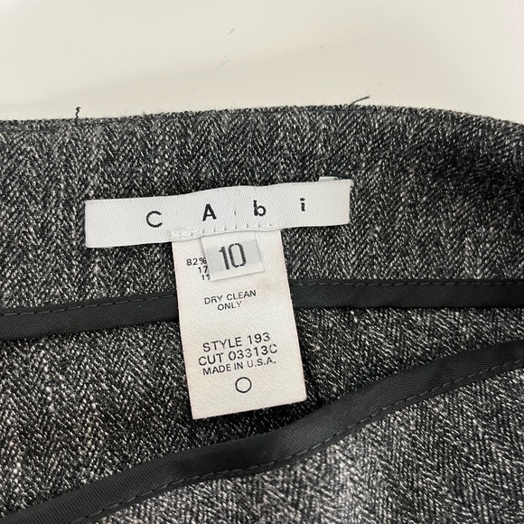 CABI Grey Black Marle Dress Pants Women’s Size 10 Made in USA - Picture 8 of 11